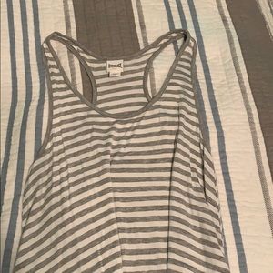 Grey and white sun dress